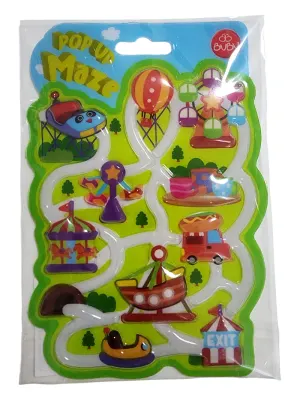 BU-BU POP UP MAZE LUNAPARK 18x12 BUBU-PUP-506
