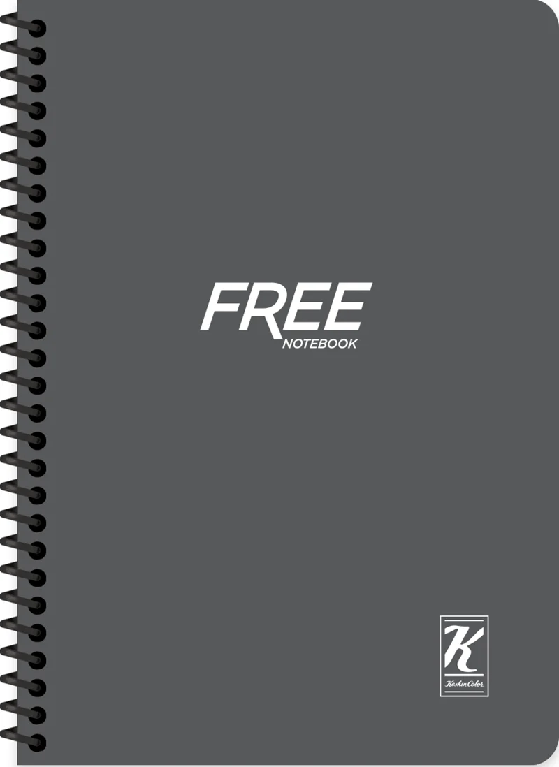 KESKİN DEFTER FREE YENİ A5 PP KAPAK SPİRALLİ 80 YP. ÇİZGİLİ 320181-99