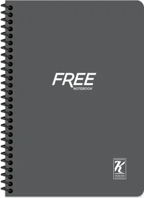 KESKİN DEFTER FREE YENİ A5 PP KAPAK SPİRALLİ 80 YP. DÜZ 320180-99
