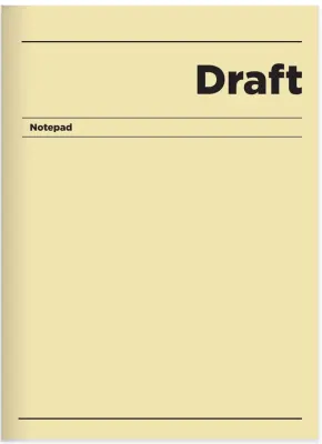 KESKİN DEFTER DRAFT SERT KAPAK CİLTLİ 17x24 HAFİF KAĞIT 120 YP. DÜZ 410540-99