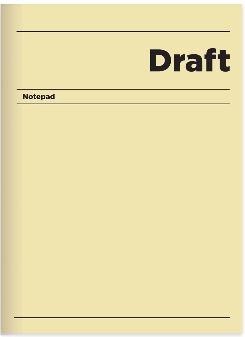 KESKİN DEFTER DRAFT SERT KAPAK CİLTLİ 17x24 HAFİF KAĞIT 120 YP. DÜZ 410540-99