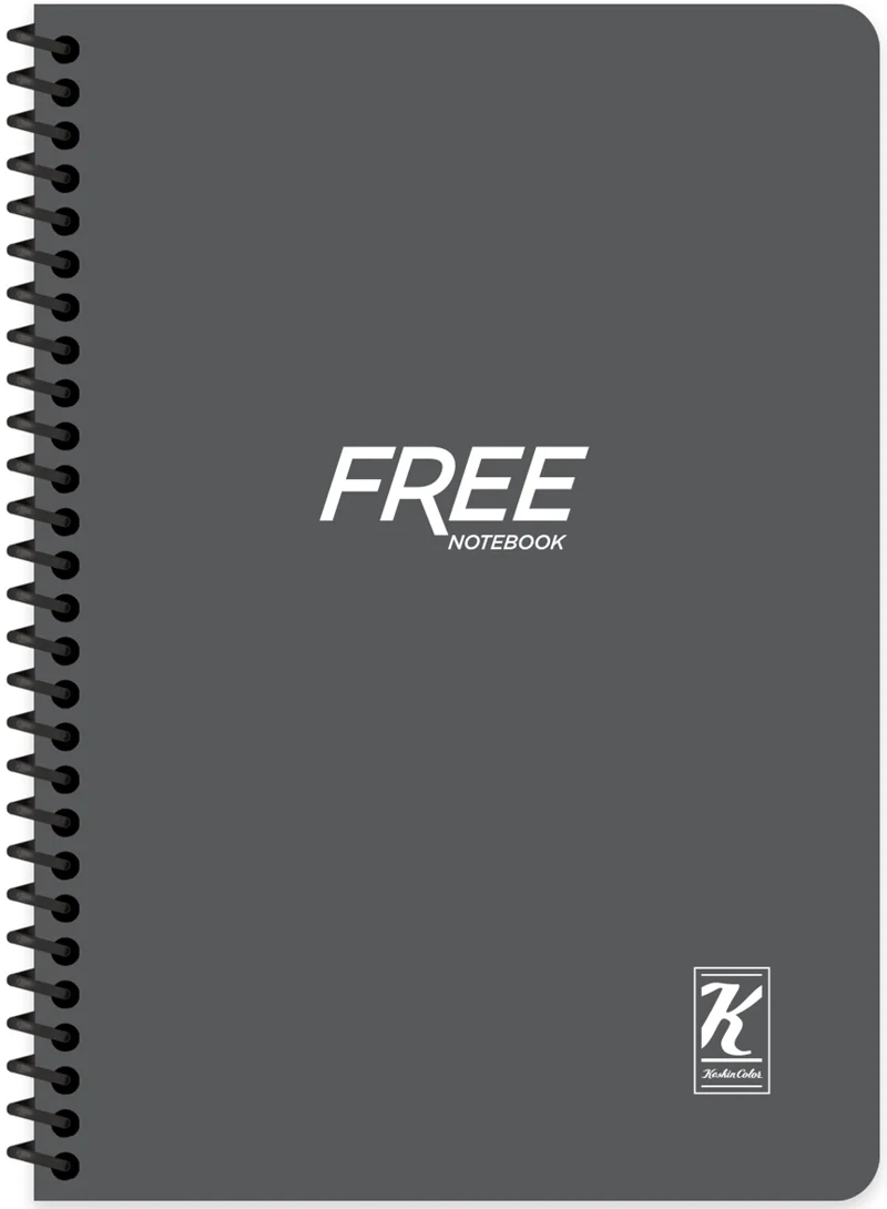 KESKİN DEFTER FREE YENİ A5 PP KAPAK SPİRALLİ 80 YP. KARELİ 320182-99