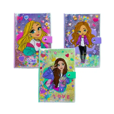 UNICK COLOR PULLU GİRL ÇIT ÇITLI A5 DEFTER 9530