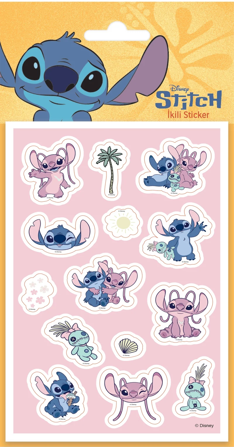 KESKİN STİCKER KUŞE 2 Lİ LILO& STITCH 221400-14