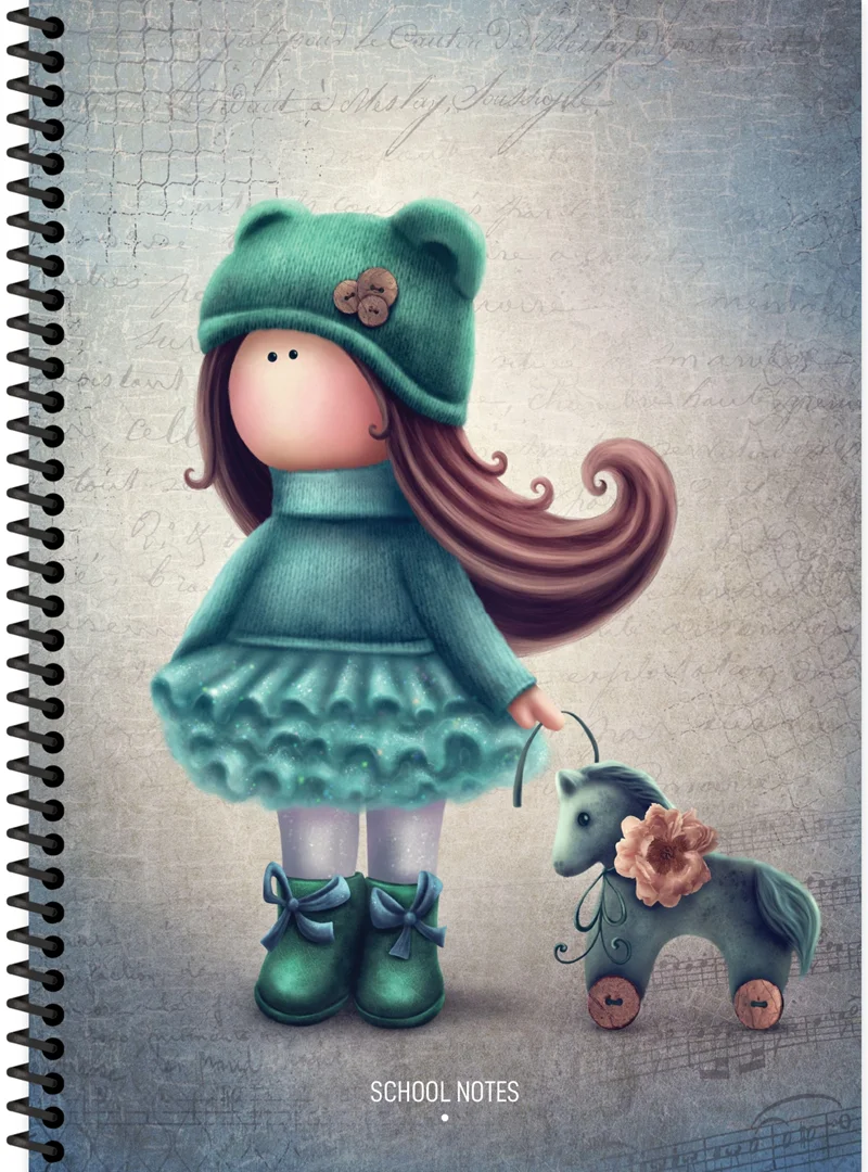 KESKİN A4 80 YP.KAR. KARTON KP.SPR.TİLDA DEFTER 387612-99