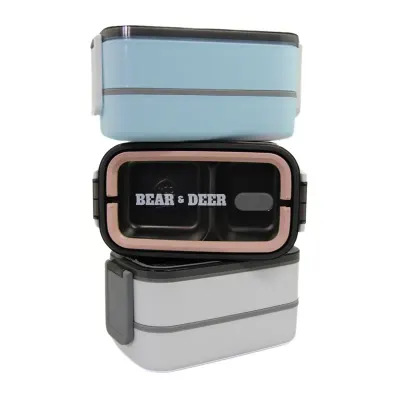 B&D İKİ KATLI ÇELİK BESLENME KABI 3 RENK (JY-LB82039) BD-BES010
