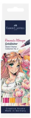 FABER GOLDFABER SKETCH MARKÖR ROMANTİK MANGA NO:2 3 LÜ 164733