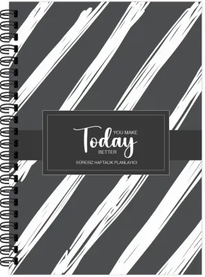 KESKİN 17*24 80 YP. TODAY SÜRESİZ HAFTALIK PLANLAYICI 419001-99