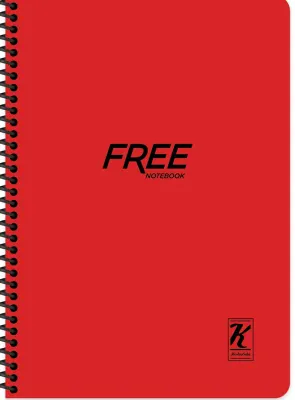 KESKİN DEFTER FREE YENİ A4 PP KAPAK SPİRALLİ 80 YP. ÇİZGİLİ 320111-99