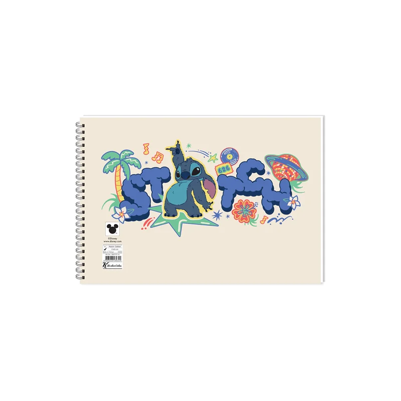 KESKİN RESİM DEFTERİ LILO & STITCH 17x25 SPİRALLİ 15 YP 300115-14