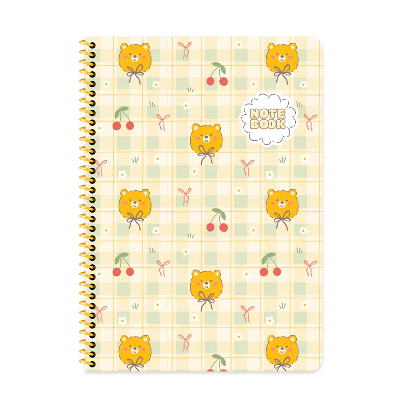 KESKİN DEFTER KAWAII A4 SPİRALLİ KARTON KAPAK 80 YP. ÇİZGİLİ 386911-99