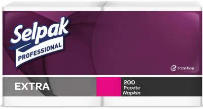 SELPAK PEÇETE EXTRA 30x30 CM 200 LÜ (KOLİ=200 LÜ x 15 PK) 7900072