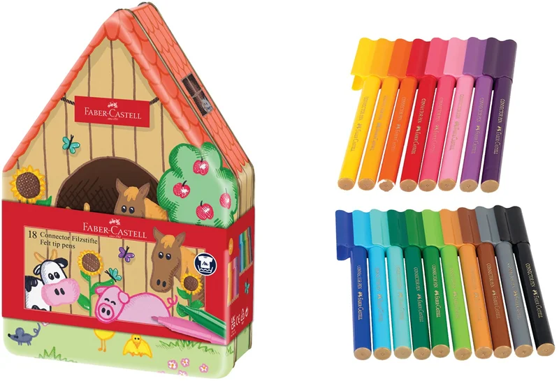 FABER KEÇELİ KALEM EĞLENCELİ FARM 18 Lİ 155539