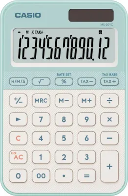 CASIO HESAP MAKİNESİ MASAÜSTÜ MS-20YC-LG-W-DP