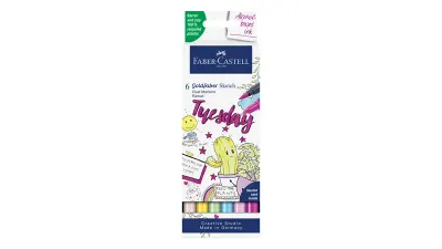 FABER GOLDFABER SKETCH MARKÖR 6 LI KAWAİİ 164811