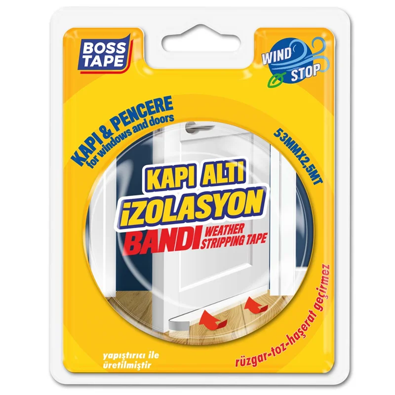 BOSS TAPE İZOLASYON BANDI KAPI ALTI 53 MM x 2.5M BLS. BT-04028