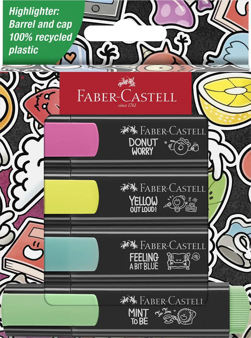 FABER FOSFORLU KALEM SET GRAFFİTİ 46 4 LÜ 254690