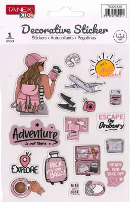 TANEX TNX-25420 DECORATİVE STICKER 5 AD. TNX2542005