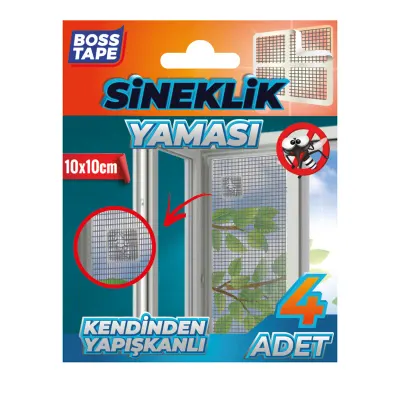 BOSS TAPE ÖZEL BANT SİNEKLİK YAMA BANDI 10x10 CM 4 ADET BT-04005