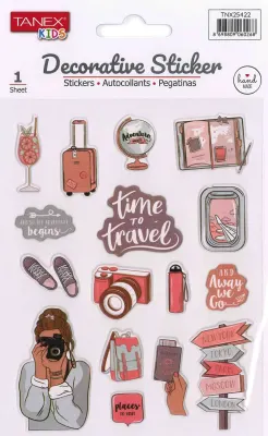 TANEX TNX-25422 DECORATİVE STICKER 5 AD. TNX2542205