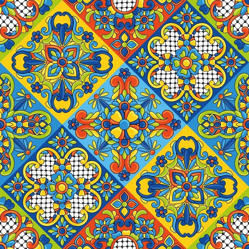 BOSS TAPE KARO PVC YAPIŞKANLI 30x30 CM 4 LÜ PAKET MEXICAN BT-12017