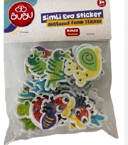 BU-BU EVA STICKER SİMLİ BAHÇE 33 LÜ BUBU-ST0150