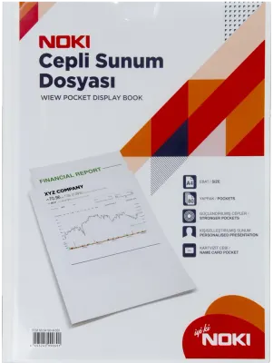 NOKİ SUNUM DOSYASI CEPLİ 80 Lİ BEYAZ 64180 (Best)