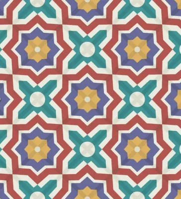 BOSS TAPE KARO PVC YAPIŞKANLI 30x30 CM 4 LÜ PAKET MOROCCAN BT-12018