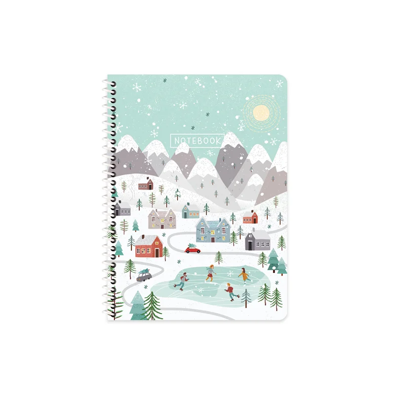 KESKİN DEFTER MEVSİMLER 16.5X22.5 SPİRALLİ KARTON KAPAK 80 YP. ÇİZGİLİ 387241-99