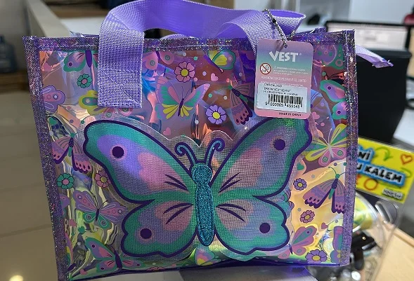 DREAM VEST ŞEFFAF HLGR.KELEBEK EL ÇANTASI (U2043) VST-CN0138