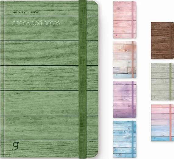 GIPTA DEFTER SHERWOOD 17x24 DİKİŞLİ SERT KAPAK 96 YP ÇİZGİLİ-DÜZ 7370
