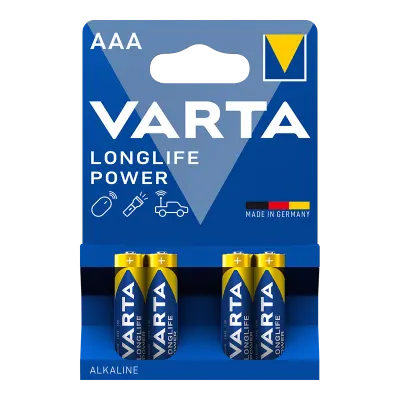 VARTA ALKALİN LL POWER AAA 4 LÜ 4903121414
