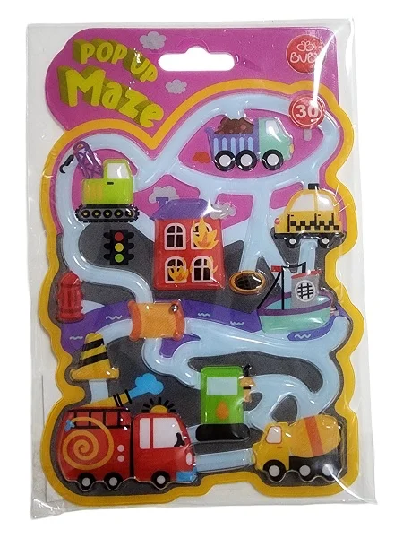 BU-BU POP UP MAZE İTFAİYE 18x12 BUBU-PUP-505