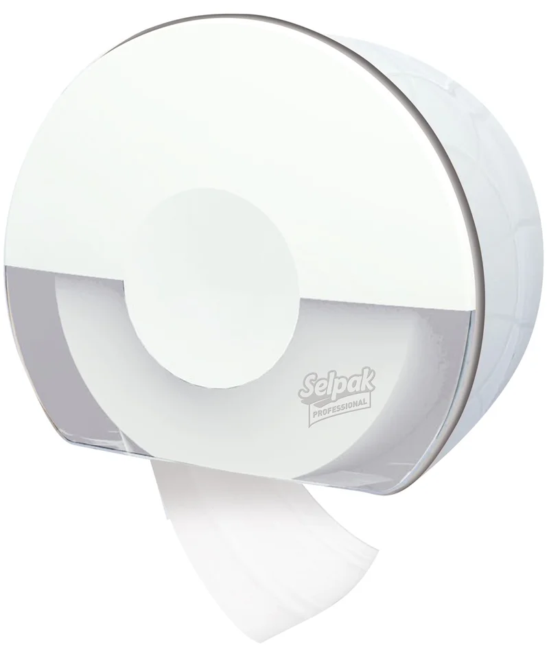 SELPAK PROFESSIONAL EKİPMAN TOUCH TUVALET KAĞIDI DİSPENSERİ BEYAZ 7900019