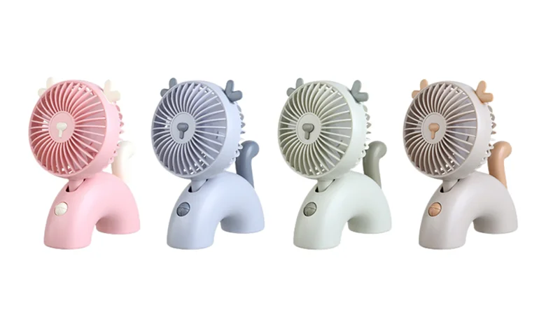 FANIX FAN MASAÜSTÜ ŞARJLI KEDİ MODELLİ OYNAR BAŞLI (4 RENK) FNX-8028