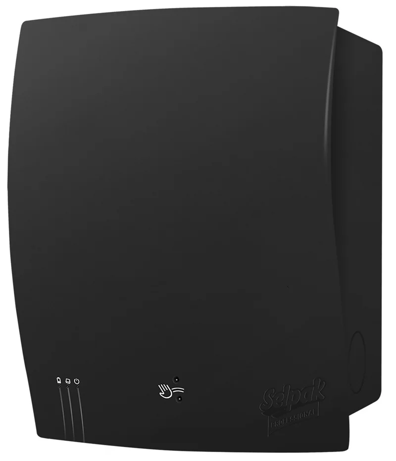 SELPAK PROFESSIONAL EKİPMAN WAVE SENSÖRLÜ DİSPENSER HAVLU SİYAH 7900168