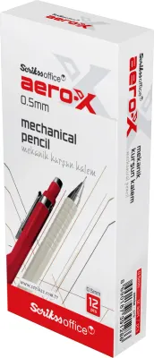 SCRIKSS OFFICE VERSATİL KALEM AERO-X 0.5 PEMBE 12 Lİ KUTU