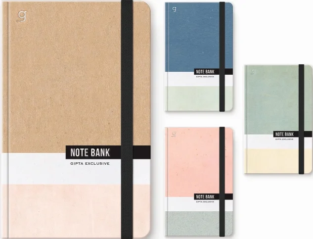 GIPTA DEFTER NOTE BANK 13x21 DİKİŞLİ SERT KAPAK 96 YP ÇİZGİLİ 7351