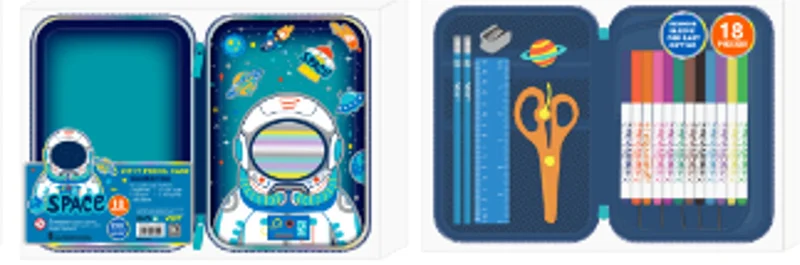 DREAM VEST ASTRONOT DOLU KALEM ÇANTASI 18 PARÇA (U2109B) VST-KCS0031