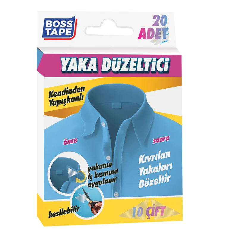 BOSS TAPE YAKA DÜZELTİCİ 10 ÇİFT 20 ADET BT-07010