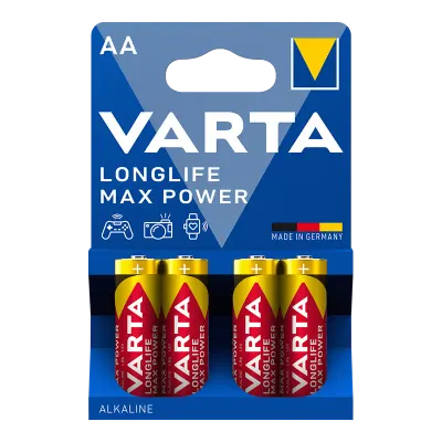 VARTA ALKALİN LL MAX POWER AA 4 LÜ 4706101404