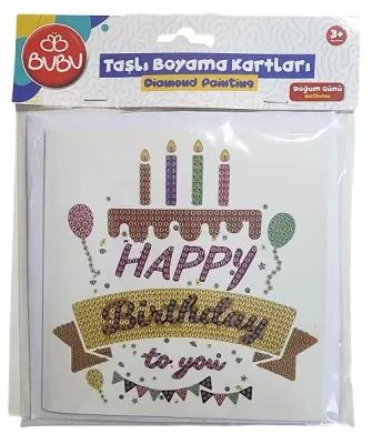 BU-BU TAŞLI BOYAMA KARTLARI 24 LÜ BUBU-ACS002