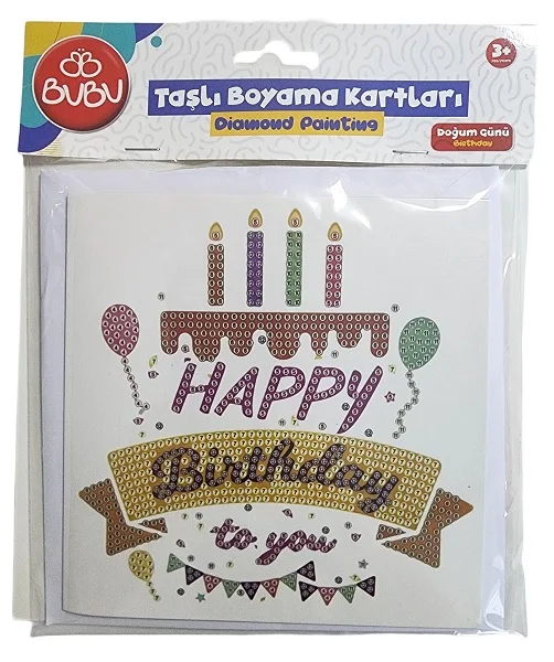 BU-BU TAŞLI BOYAMA KARTLARI 24 LÜ BUBU-ACS002