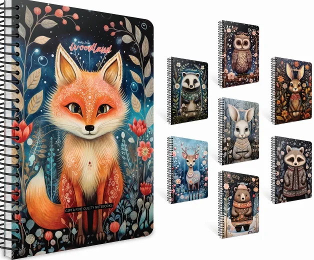 GIPTA DEFTER WOODLAND 17x24 SPİRALLİ SERT KAPAK 120 YP ÇİZGİLİ 7431