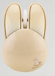 FANIX MOUSE KABLOSUZ 6003 PİLLİ TAVŞAN KREM MOU-6003-K