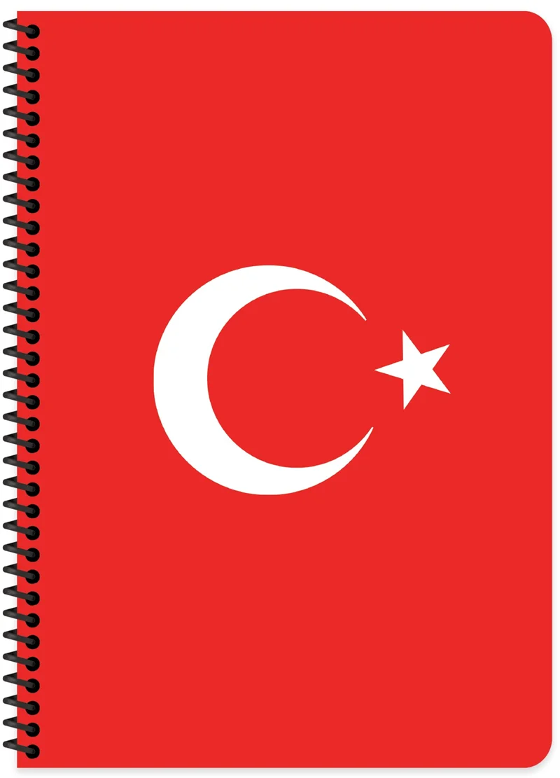 KESKİN A4 80 YP.KAR. KARTON KP.SPR.ATATÜRK VE BAYRAK DEFTER 386312-99