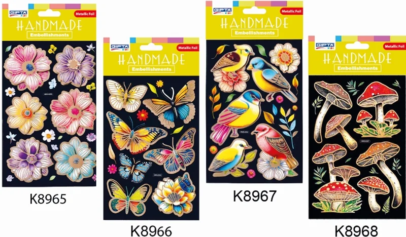 GIPTA STICKER SOFT PUFY KABARTMALI 10.9x20.5 CM ART 10 K8965