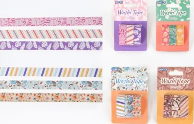 GIPTA RENKLİ BANT GIFT TAPE 1.5 MM x 2 MT 3 LÜ SET K8917