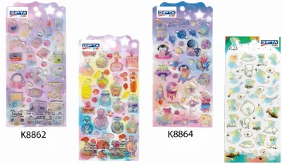 GIPTA STICKER BRIGHT WORLD 9x20 CM ART 7 K8865