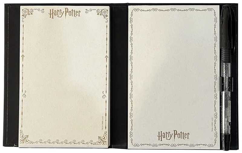 GİFİ HARRY POTTER KALEMLİ BLOKNOT BEYAZ SAYFA GÜMÜŞ 168 17 03